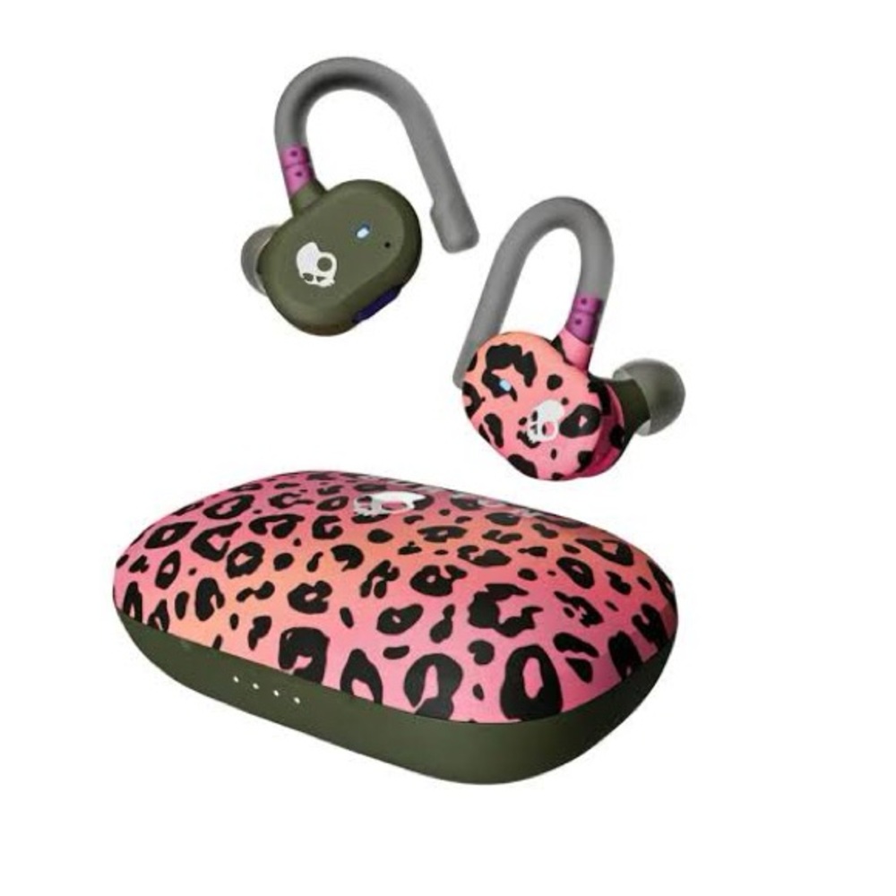Skullcandy Push Active True Wireless Earbuds - Pink Leopard
